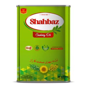 Shahbaz cooking oil 16ltr Tin
